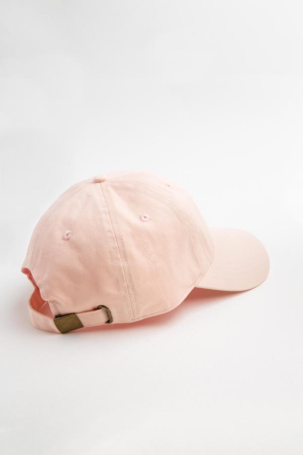 Pink Satin-Lined Baseball Hat