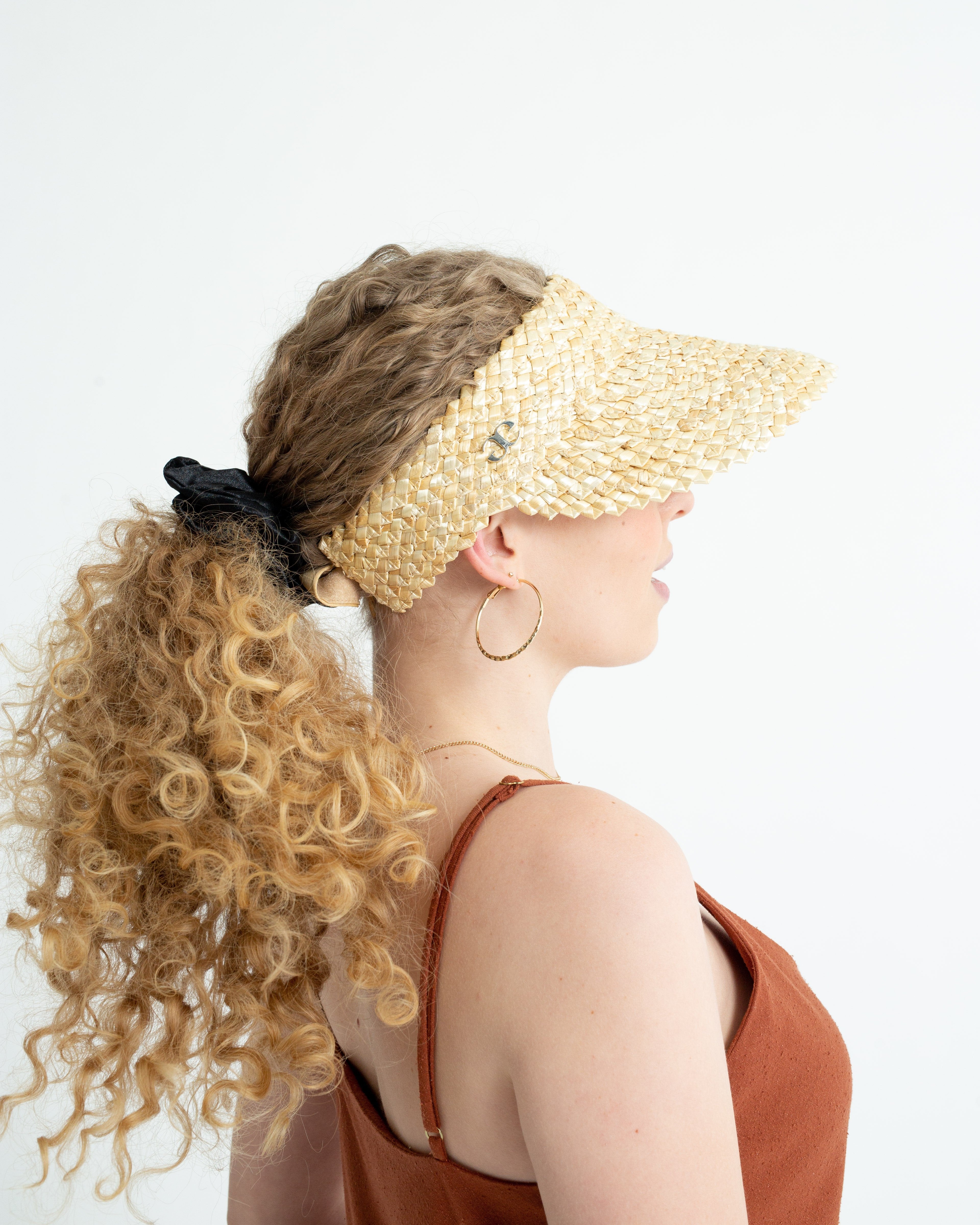 Colbie Satin-Lined Visor