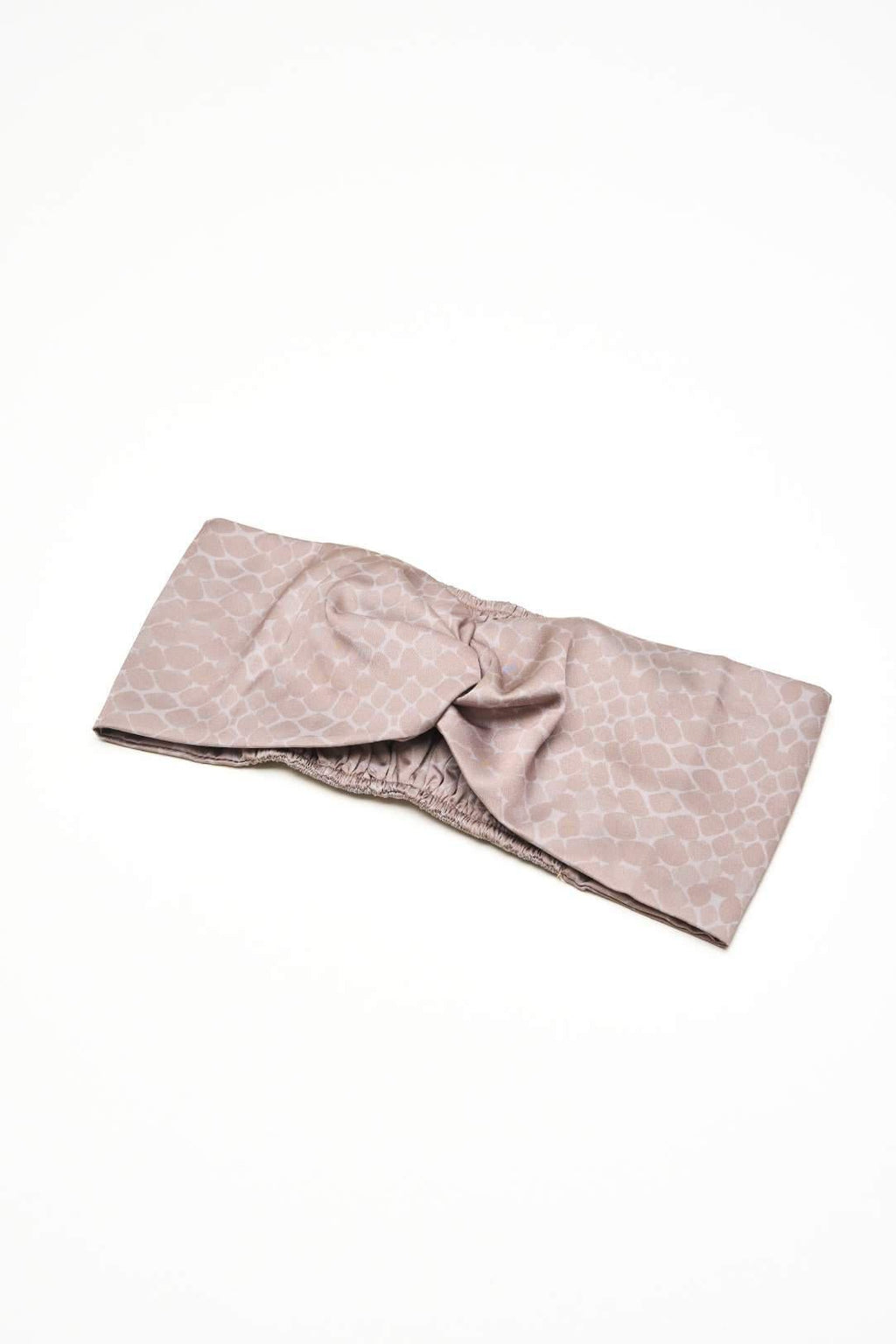 Patterned Walnut Wrap-Style Headband