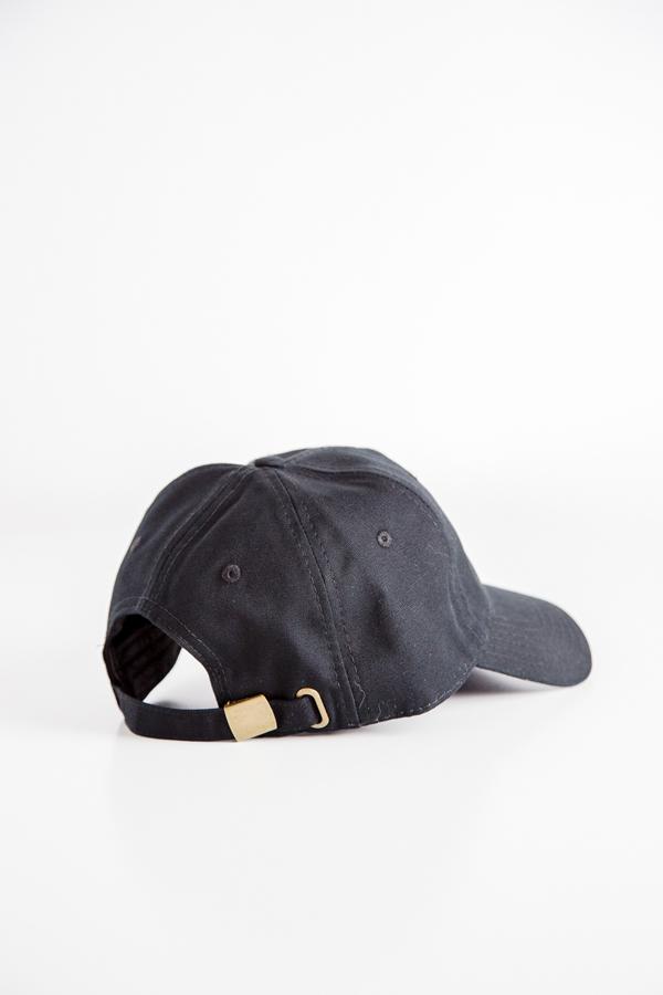 Black Satin-Lined Baseball Hat