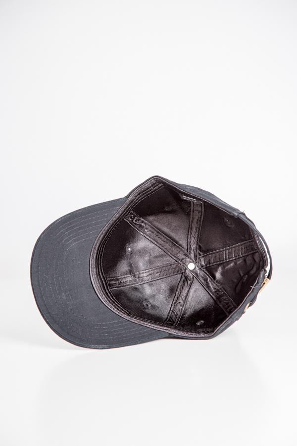 Black Satin-Lined Baseball Hat