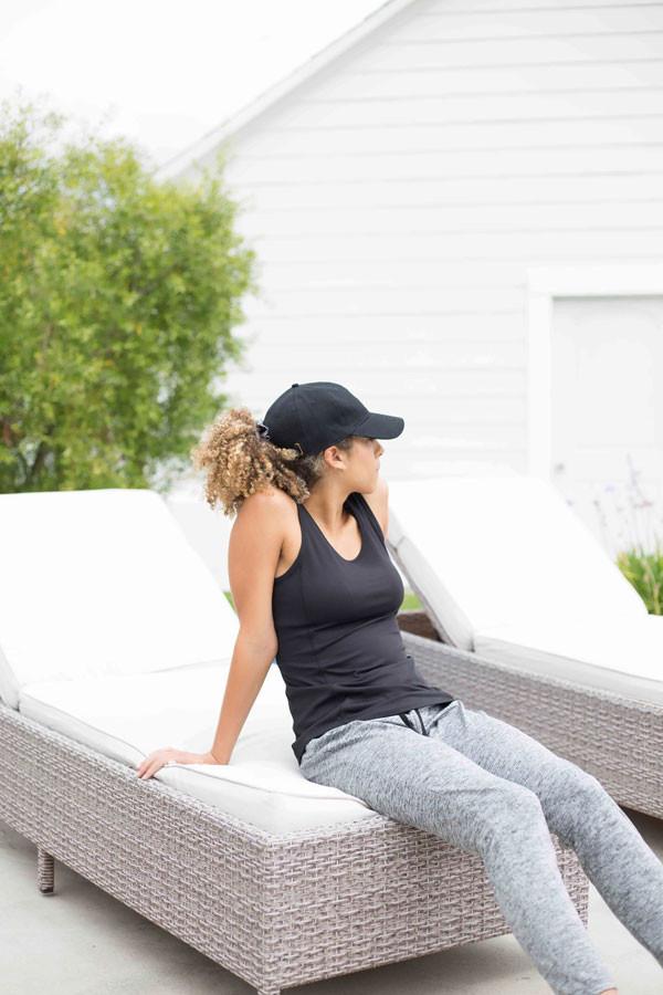 Black Satin-Lined Baseball Hat