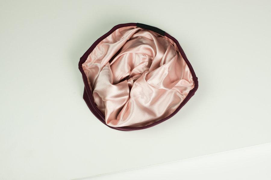 The Slap (Satin-lined cap) - Wine Red